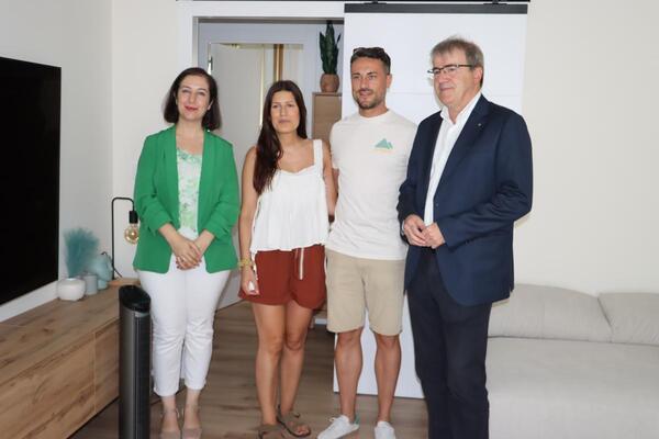 Manuel Pardo subliña as axudas de preto de 178.000 € da Xunta para actuacións de mellora da eficiencia enerxética en 62 vivendas na provincia de Ourense