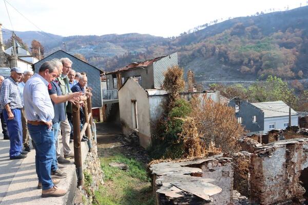 A Xunta asumirá o custo dos traballos de desescombro de San Vicente de Leira, en Vilamartín de Valdeorras