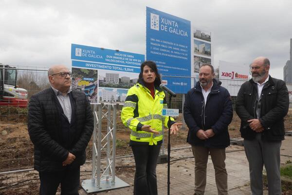 A Xunta inicia en Pontevedra a primeira obra da sociedade Vipugal na comunidade con 56 vivendas pública en Valdecorvos cun investimento de 9,8 M€
