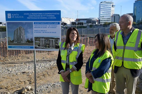 A Xunta concede axudas a cooperativas e promotores por importe de 3,8 M€ de fondos propios para a construción de preto de 400 novas vivendas protexidas