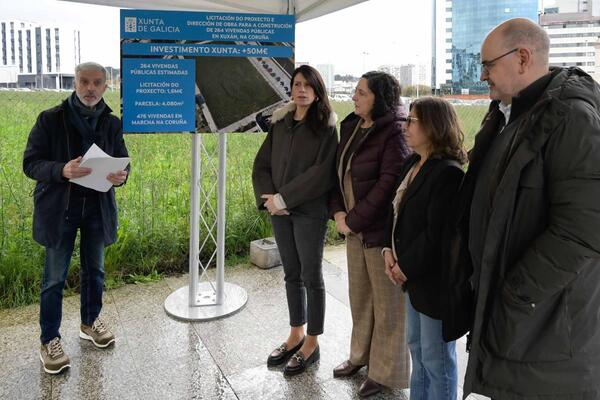 A Xunta licita a redacción do proxecto para construír 264 novas vivendas públicas en Xuxán, que suporán un investimento de 50M€