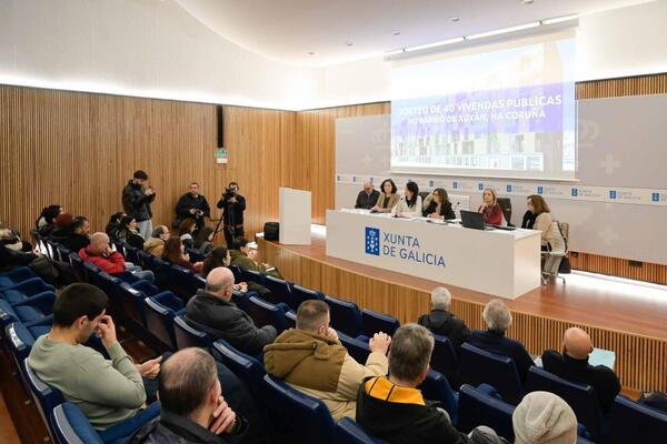 A Xunta adxudica provisionalmente 40 vivendas de promoción pública en Xuxán, na Coruña