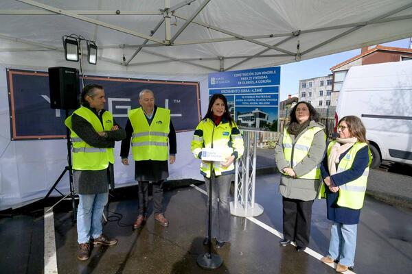 A Xunta concedeu no 2025 axudas a dúas cooperativas por un total dun millón de euros para a construción de 108 vivendas protexidas en Oleiros