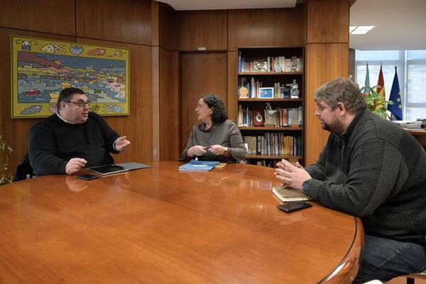 Belén do Campo mantiene su primer encuentro institucional con el alcalde de Noia, Francisco Pérez