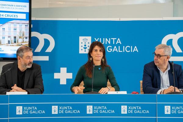 Allegue louva a calidade das vivendas públicas construídas en Galicia na presentación dos proxectos gañadores do concurso de ideas para os novos 140 fogares en Ames