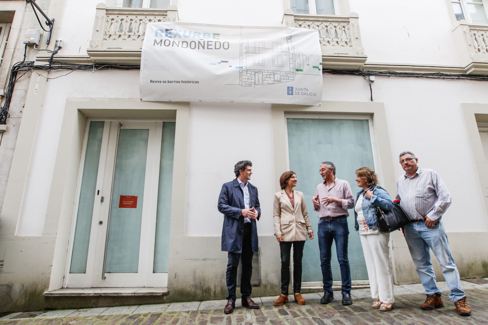 A Xunta dá o primeiro paso cara á rehabilitación dos 13 edificios adquiridos en Mondoñedo ao abeiro do programa Rexurbe