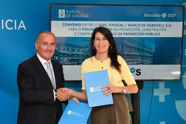 A Xunta asina un acordo de colaboración co Sabadell Gallego para o financiamento da promoción de vivenda pública
