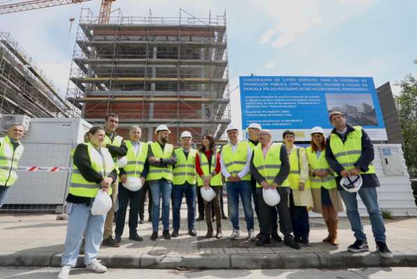 A Xunta inicia o procedemento para adxudicar as 74 vivendas públicas en construción en Valdecorvos, en Pontevedra, e sitúa o sorteo para o 18 de xuño