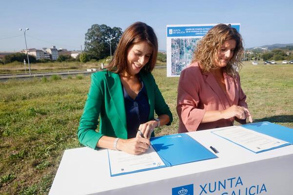 Xunta e Concello de Narón asinan a cesión de solo para 91 vivendas públicas, no día que o executivo galego licita a redacción do proxecto e dirección da obra