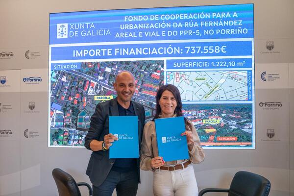 O Porriño urbanizará co Fondo de Cooperación Autonómico a contorna do acceso á parcela cedida á Xunta para construír 36 vivendas públicas