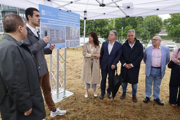 A Xunta destinará á venda as 13 vivendas públicas da rúa das Devesas, en Pontevedra, cuxas obras licita por 2,5 M€