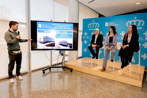 A Xunta inicia a construción de 16 vivendas públicas en Vigo, que suporán un investimento de 4,3 M€ e nas que se empregarán técnicas industrializadas