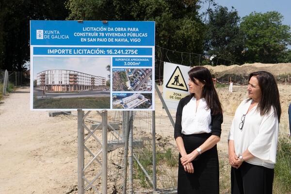 A Xunta licita as obras de 78 novas vivendas públicas en Navia, en Vigo, que suporán un investimento de preto de 16,2M€