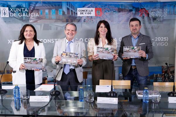 Allegue pone en valor el trabajo del Consorcio del Casco Vello de Vigo, que alcanzó en 20 años 140 viviendas y 36 locales rehabilitados, con una inversión autonómica de más de 30 M€