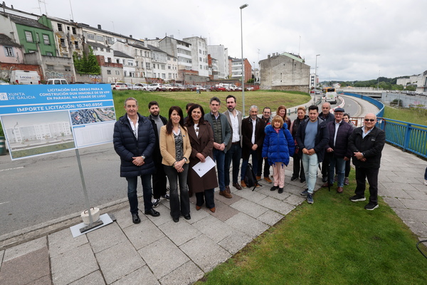 A Xunta licita as obras de 59 vivendas públicas en Paradai, en Lugo, cun investimento de 10,7 M€