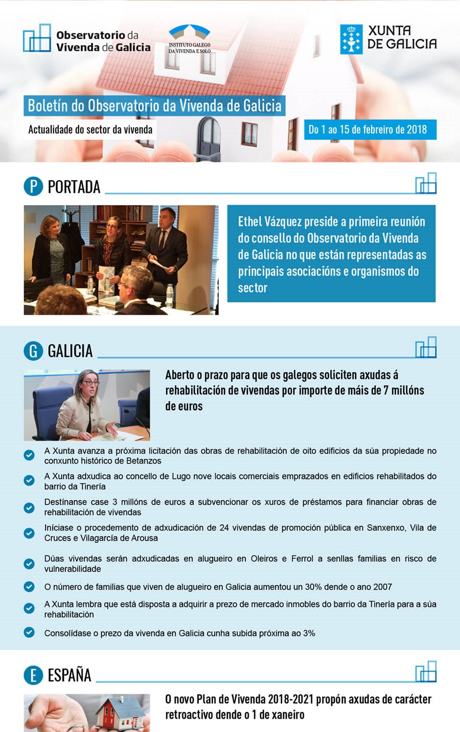 Boletín do 1 ao 15 de febreiro de 2018