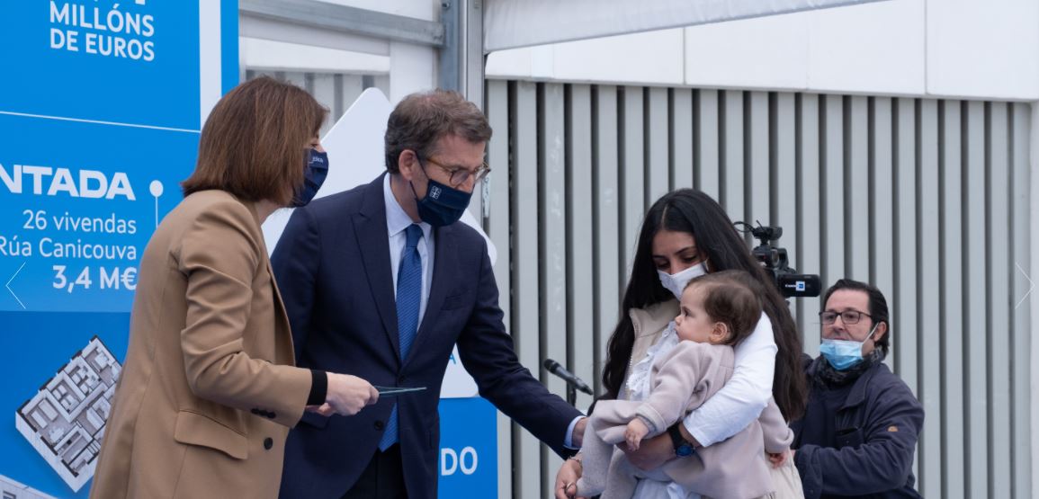 Feijóo garante o compromiso do Goberno galego coa vivenda pública co impulso de 512 novos inmobles e un investimento de 72,5 millóns