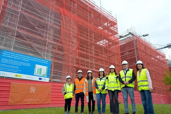 Allegue destaca a execución das 64 vivendas públicas de Cambedo da Raia, en Ourense, cun investimento de máis de 13 M€