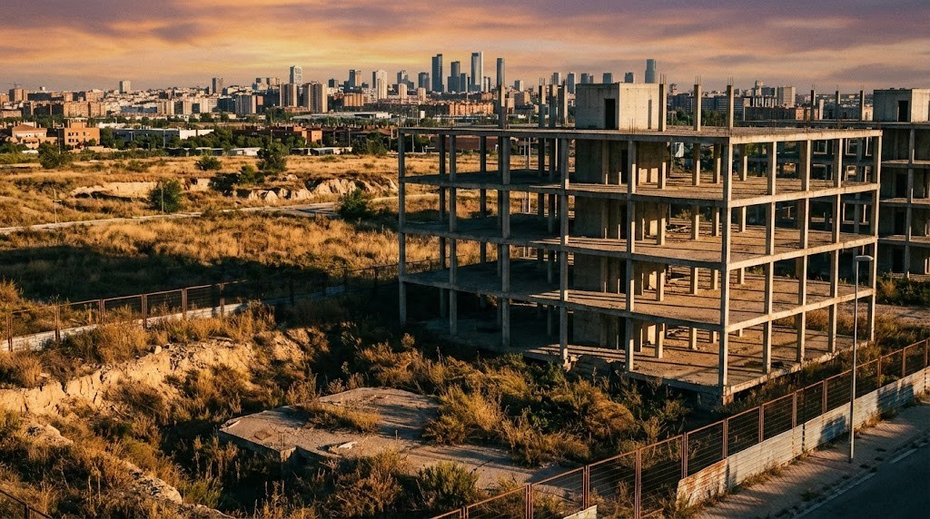 España acumula solo para case sete millóns de vivendas sen construír, herdanza directa da burbulla inmobiliaria
