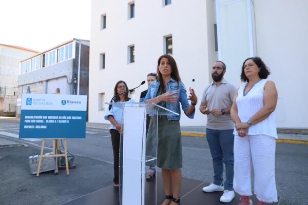 As axudas da Xunta posibilitan a rehabilitación de 8 vivendas de titularidade municipal en Rianxo para alugueiro accesible