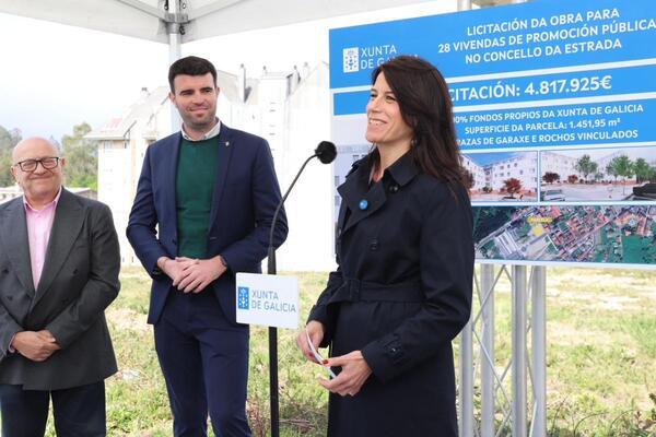 A Xunta licita a construción de 28 vivendas públicas na Estrada, cun investimento autonómico de 4,8 M€