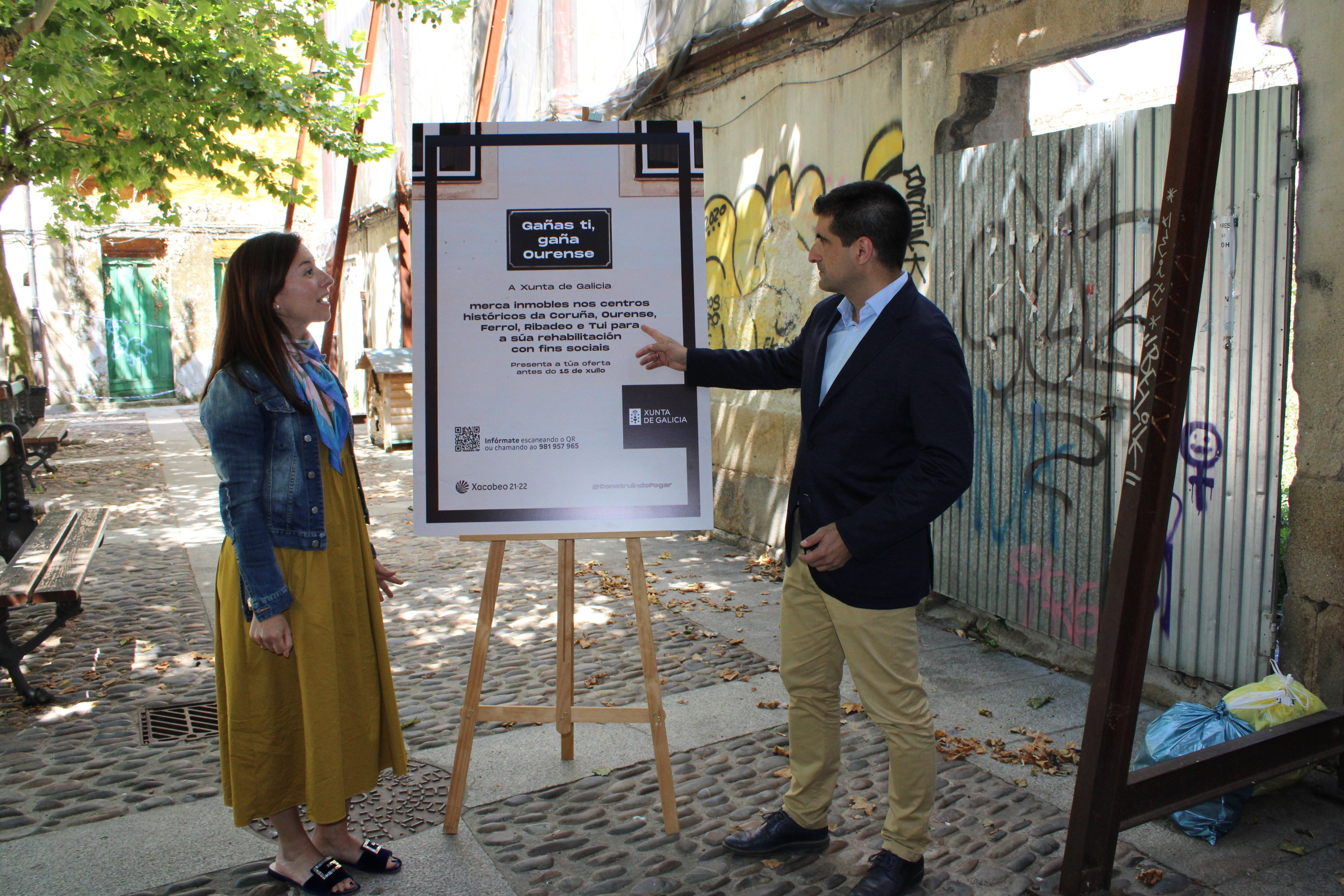 Gabriel Alén anima aos propietarios de inmobles deshabitados do centro histórico da cidade de Ourense á súa venda á Xunta para rehabilitalos e destinalos a vivendas de promoción pública