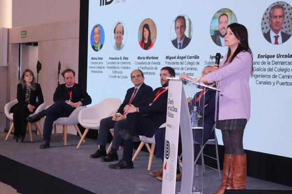A conselleira Allegue destaca o papel do Colexio de Enxeñeiros de Camiños, Canais e Portos como garante do rigor técnico e da calidade na planificación e execución da obra pública en Galicia
