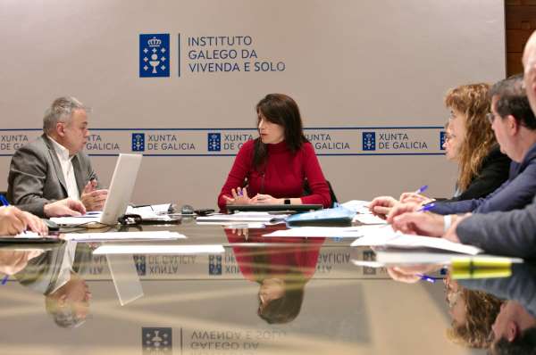 M. Allegue preside a reunión do consello de administración da Sociedade de Vivenda Pública de Galicia (Vipugal)