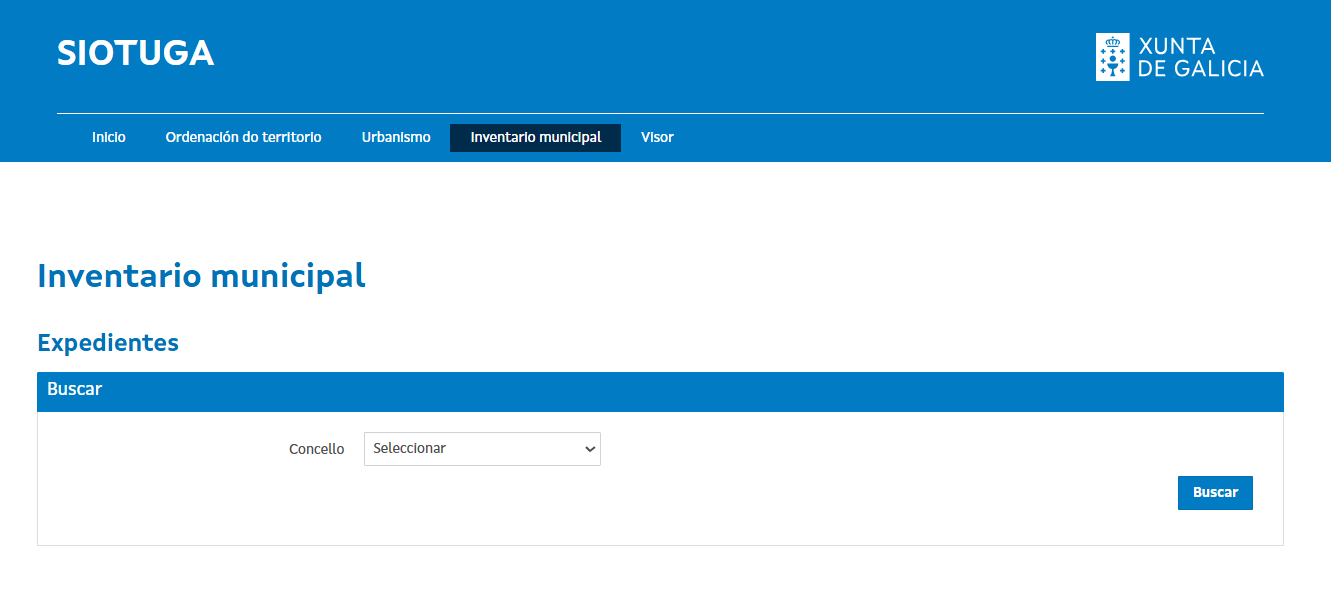 Inventario municipal. SIOTUGA