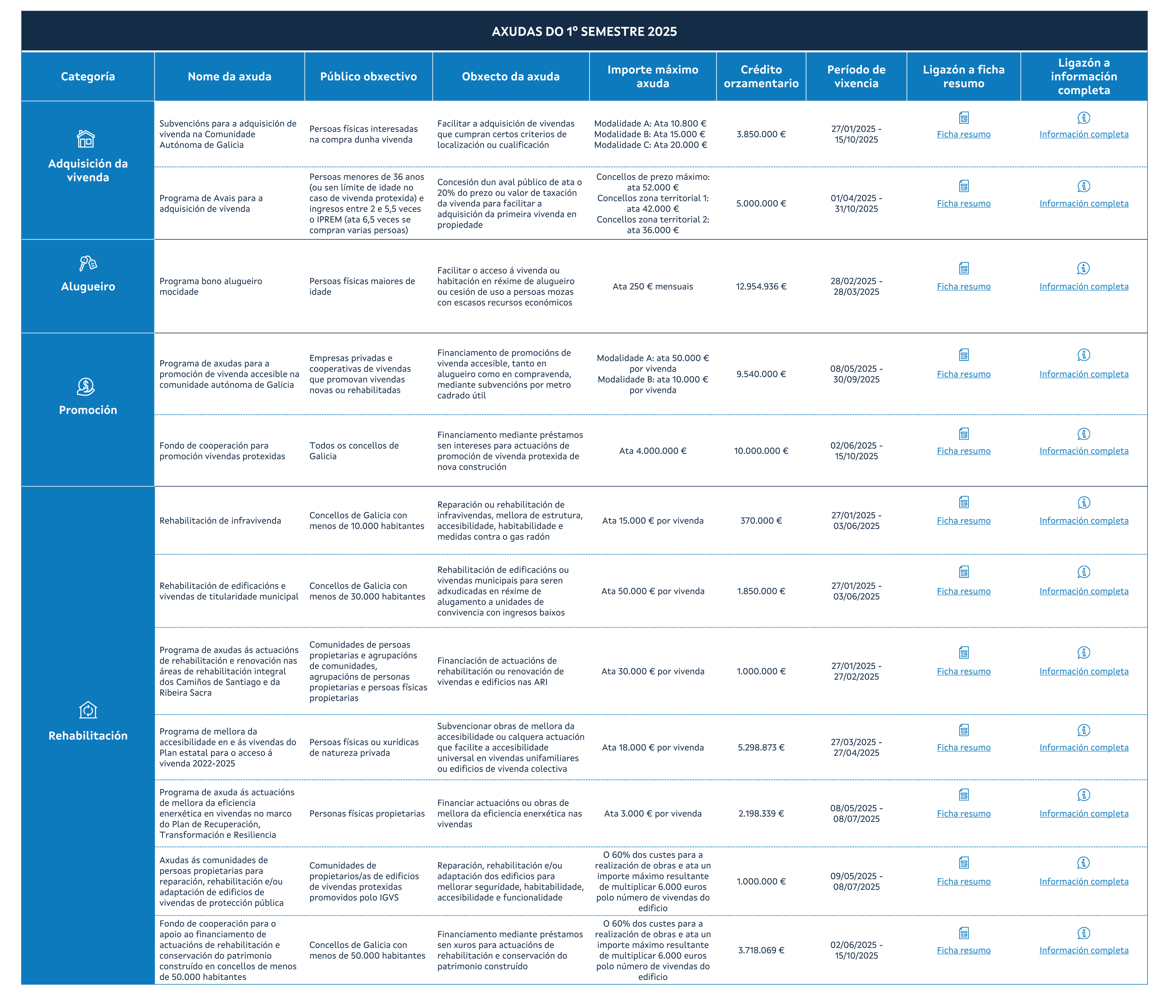 Resumo axudas IGVS 1º Semestre 2025