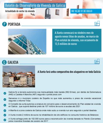 Boletín do 16 ao 31 de xullo de 2018