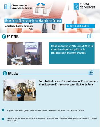 Boletín do 1 ao 15 de decembro de 2018