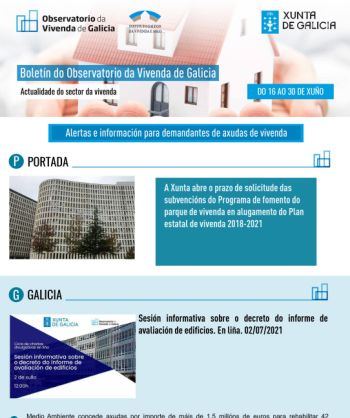 Boletín do 16 ao 30 de xuño de 2021