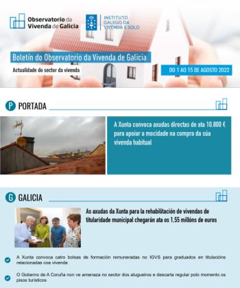 Boletín do 1 ao 15 de agosto de 2022
