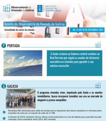 Boletín do 16 ao 30 de setembro de 2022