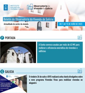 Boletín do 1 ao 15 de xuño de 2023