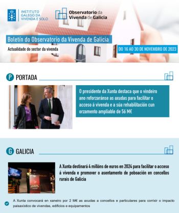 Boletín do 16 ao 30 de novembro de 2023