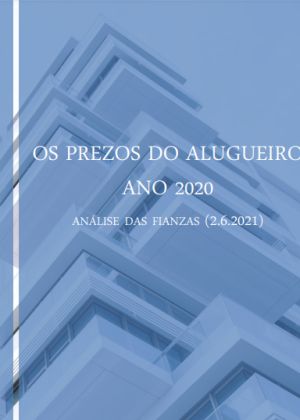 Estatística do alugueiro segundo as fianzas no ano 2020. 2021