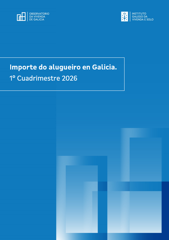 Importe do alugueiro en Galicia. 1º Cuadrimestre 2026 (Xaneiro-Abril)