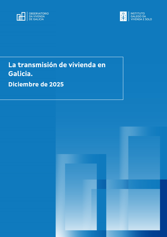 La transmisión de vivienda en Galicia. Diciembre 2025