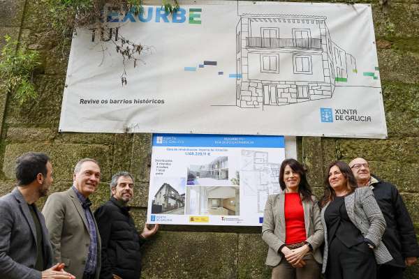 A Xunta licita por máis dun millón de euros un inmoble do século XIX do centro histórico de Tui que albergará tres novas vivendas para alugueiro para menores de 36 anos