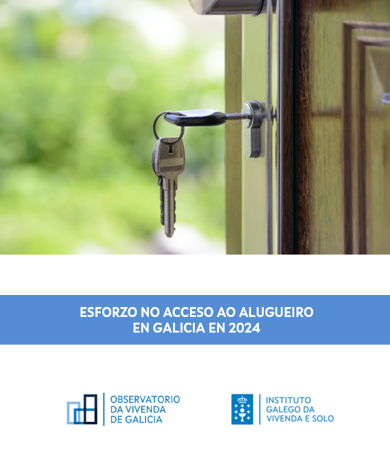 Esforzo no acceso ao alugueiro en Galicia en 2024