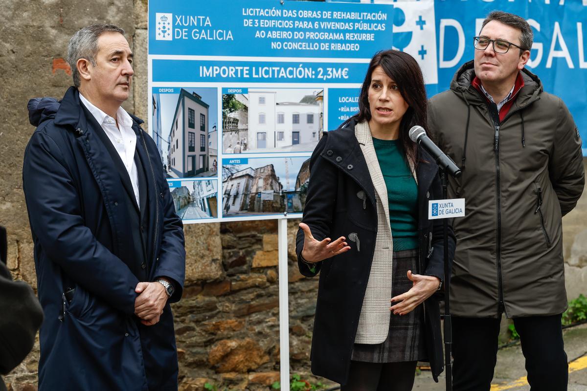 A Xunta licita por preto de 2,3 M€ as obras de rehabilitación de 6 vivendas para alugueiro accesible con preferencia a menores de 36 anos en Ribadeo