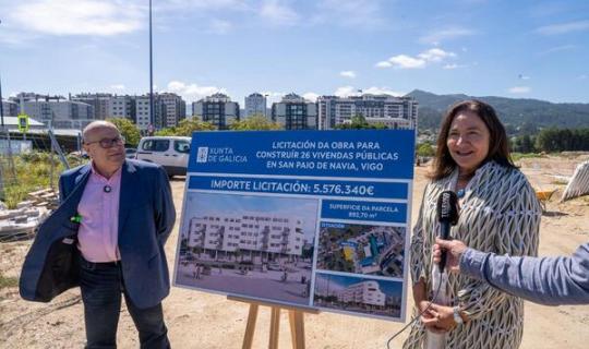 Ortiz destaca o avance da Xunta en Navia cunha nova licitación para 26 vivendas de promoción pública