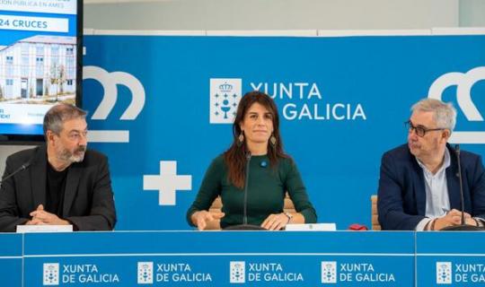 Allegue louva a calidade das vivendas públicas construídas en Galicia na presentación dos proxectos gañadores do concurso de ideas para os novos 140 fogares en Ames