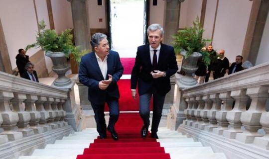 Rueda anuncia que a Xunta investirá 2 M€ no novo pavillón de Monte Porreiro e que colaborará con 1 M€ no financiamento de actuacións de saneamento