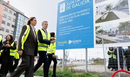 Rueda destaca a aposta da Xunta por habilitar vivenda pública en Vigo con máis de 900 inmobles xa en marcha en San Paio de Navia