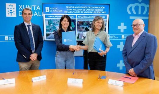 O Fondo de Cooperación da Xunta facilita ao Concello de Forcarei a rehabilitación de 10 vivendas escolares municipais