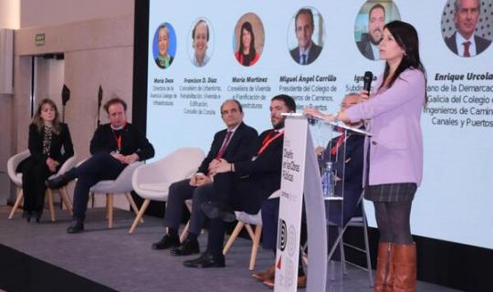 A conselleira Allegue destaca o papel do Colexio de Enxeñeiros de Camiños, Canais e Portos como garante do rigor técnico e da calidade na planificación e execución da obra pública en Galicia