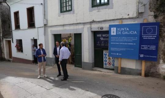 A Xunta inicia a rehabilitación dun novo edificio en Mondoñedo no marco das actuacións para crear 11 vivendas públicas